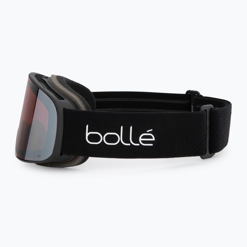 Bollé Nevada Small black corp matte/vermillon gun ski goggles 4