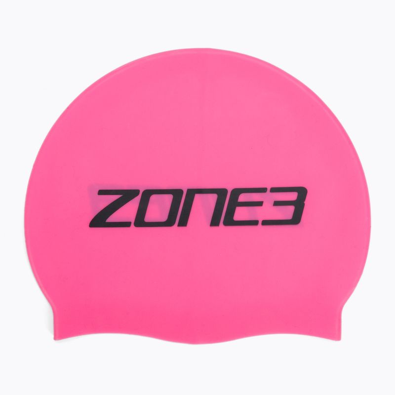 ZONE3 High Vis swimming cap pink SA18SCAP114
