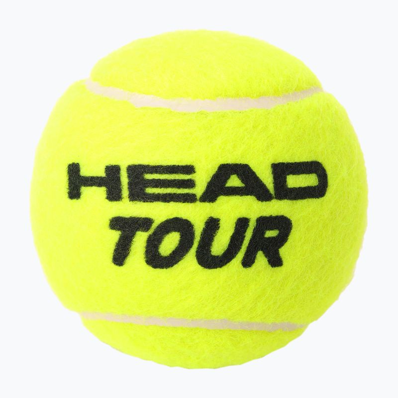 HEAD Tour tennis balls 4 pcs yellow 570704 2