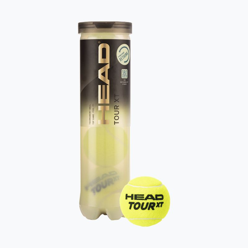 HEAD Tour XT tennis balls 4 pcs yellow 570824