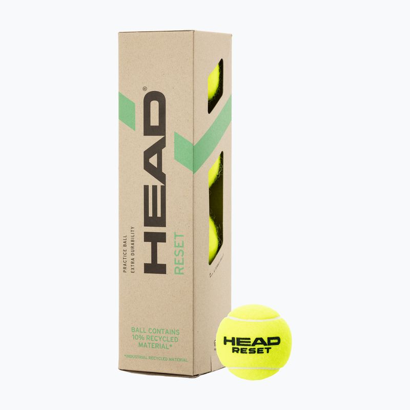 HEAD tennis balls 4B Reset 6DZ 4 pcs. green 575034