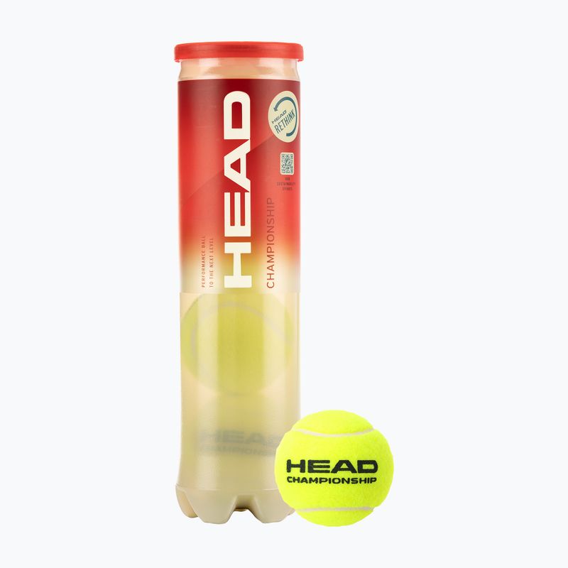 HEAD Championship tennis balls 4 pcs yellow 575204