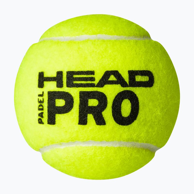 HEAD Pro paddle balls 3 pcs yellow 575613 2