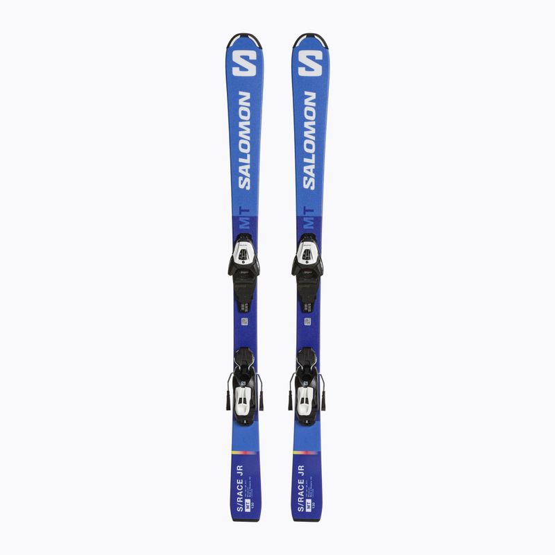 Children's downhill skis Salomon S/Race MT Jr + L6 race blue/white