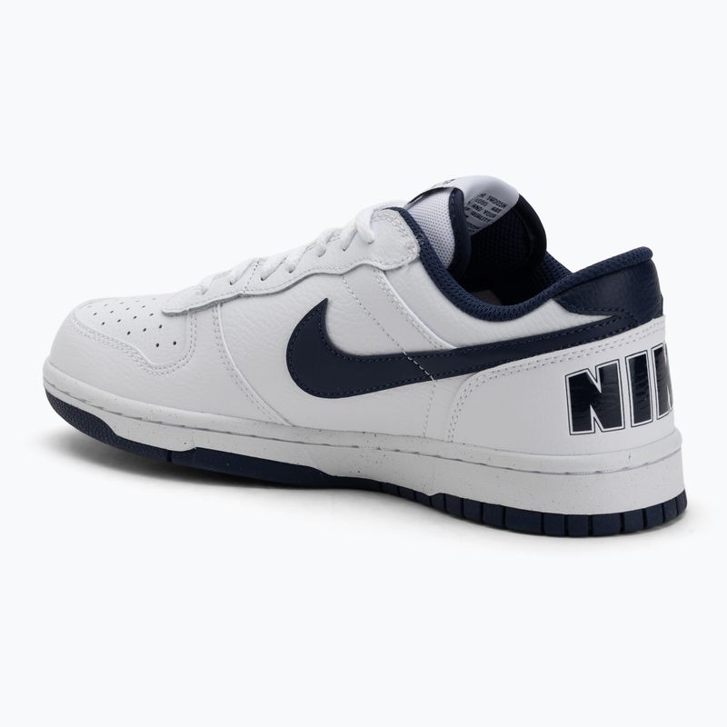 Men's shoes Nike Big Low white/midnight navy 3