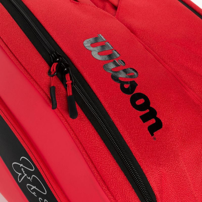 Wilson RF DNA 12PK tennis bag red WR8006001 4