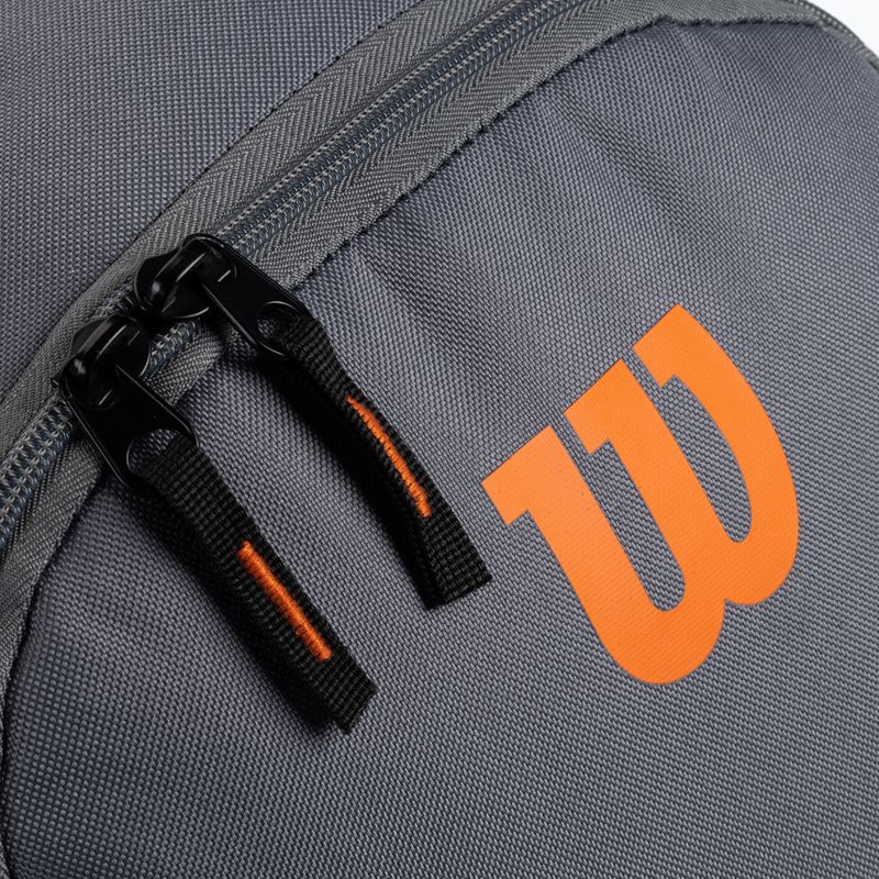 Wilson Team tennis backpack grey-orange WR8009901 6