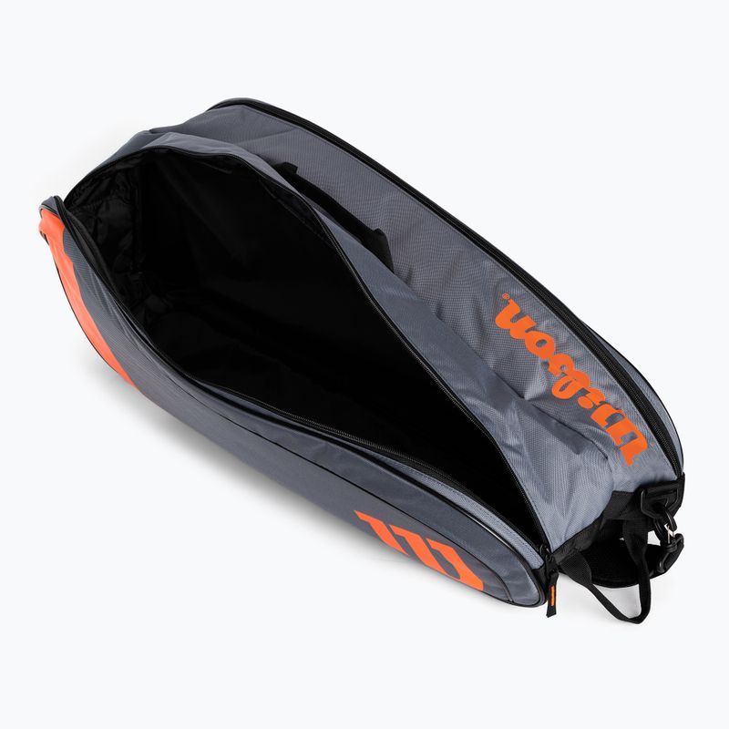 Wilson Team 6PK tennis bag grey WR8009801 6