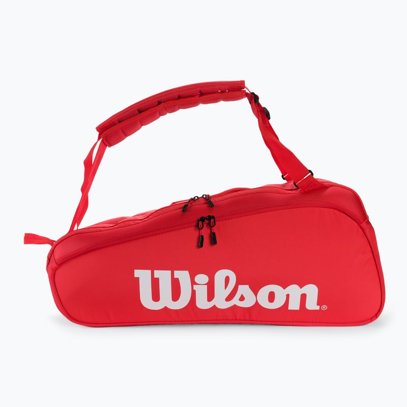 Wilson Super Tour 6 PK tennis bag red WR8010701 2