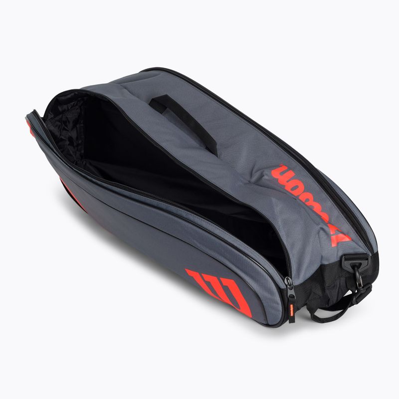 Wilson Team 6PK tennis bag red WR8009803 6