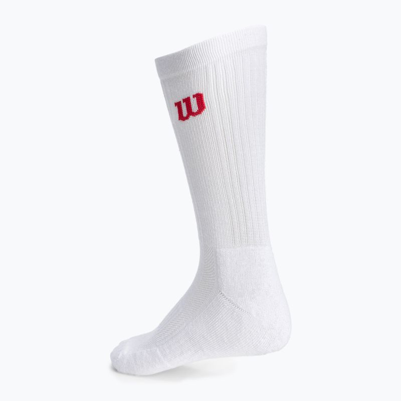 Wilson Crew men's tennis socks 3 pairs white WRA803001 3