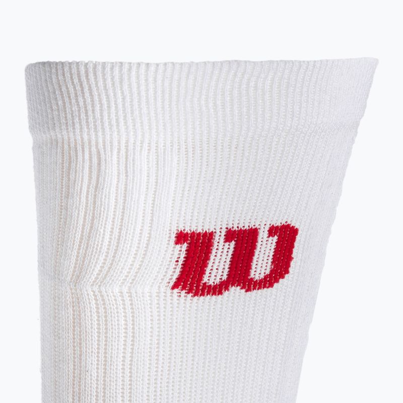 Wilson Crew men's tennis socks 3 pairs white WRA803001 4