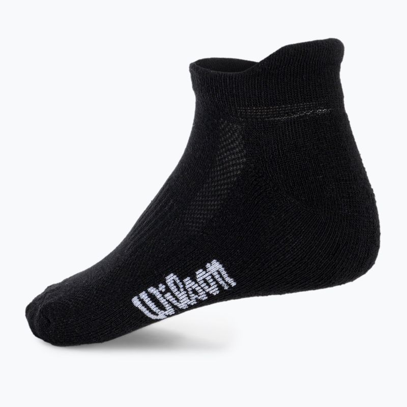 Women's tennis socks Wilson No Show 3 pairs black WRA803302 3