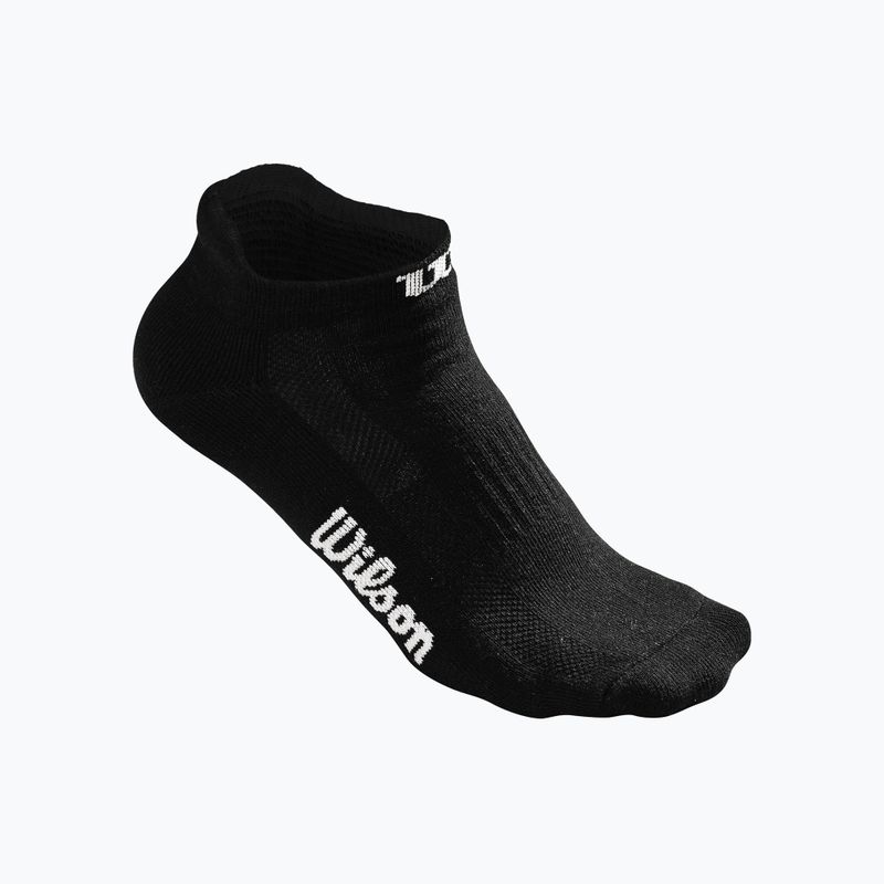 Women's tennis socks Wilson No Show 3 pairs black WRA803302 5