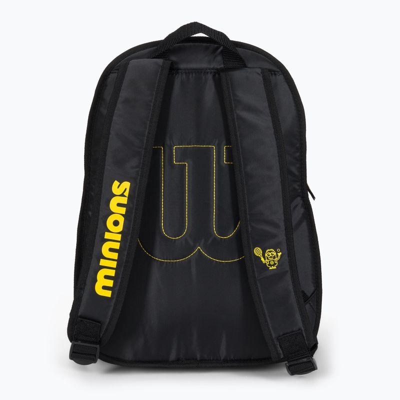 Wilson Minions JR children's tennis backpack black and yellow WR8014001 3