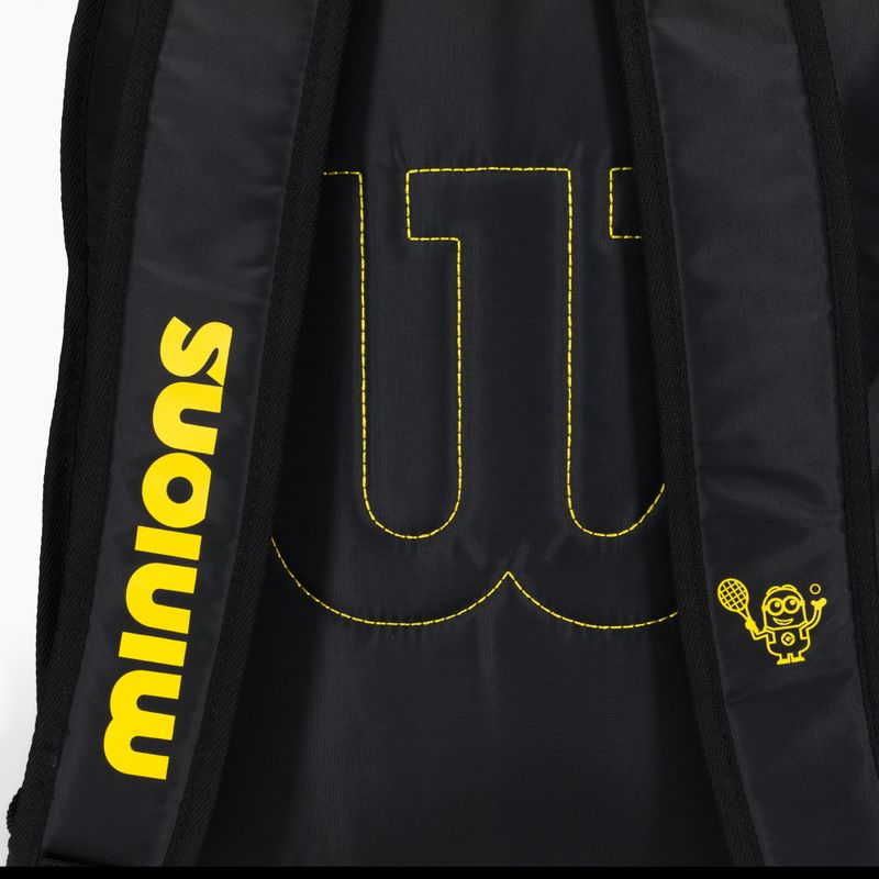 Wilson Minions JR children's tennis backpack black and yellow WR8014001 4