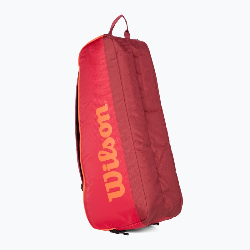 Wilson Tour 6 Pack Tennis Bag Maroon WR8011302001 3