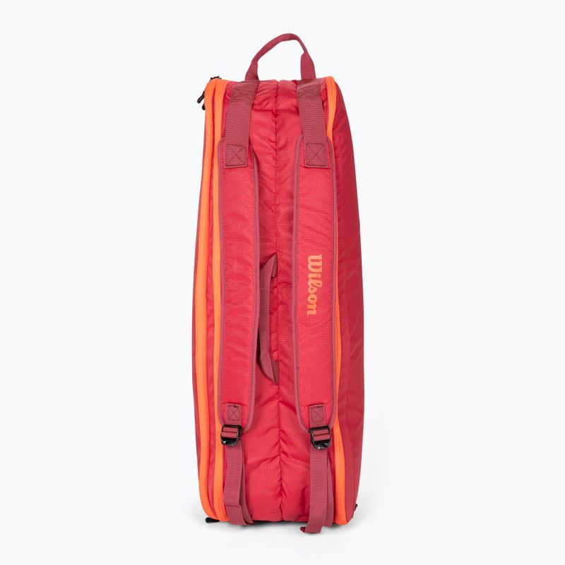 Wilson Tour 6 Pack Tennis Bag Maroon WR8011302001 4