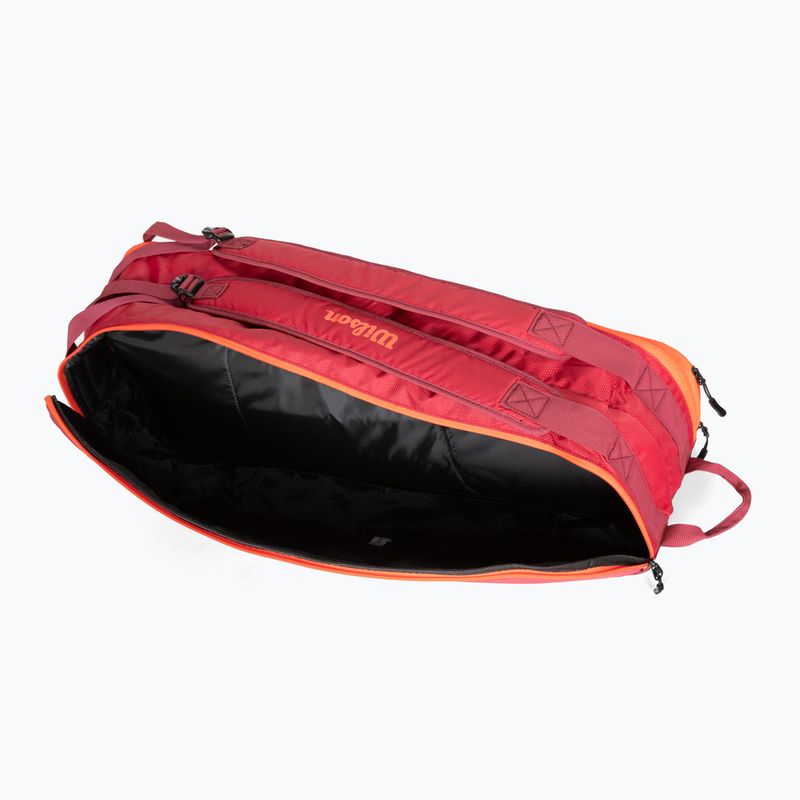 Wilson Tour 6 Pack Tennis Bag Maroon WR8011302001 6