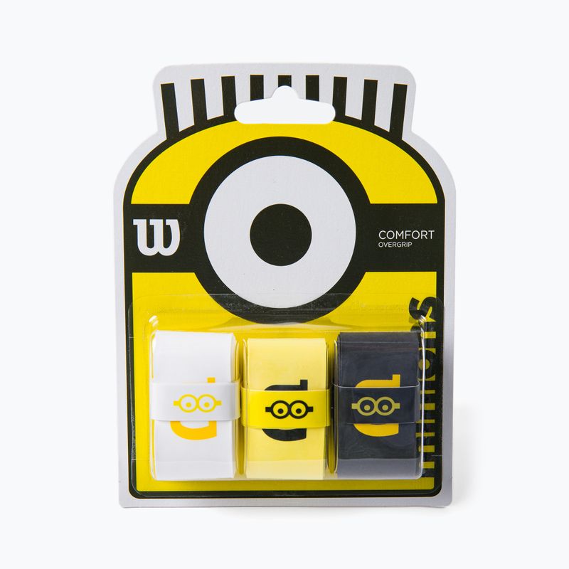 Wilson Minions Overgrip tennis racket pads 3 pcs colour WR8408401 2