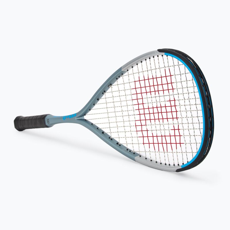 Wilson Ultra L blue/silver squash racket 2