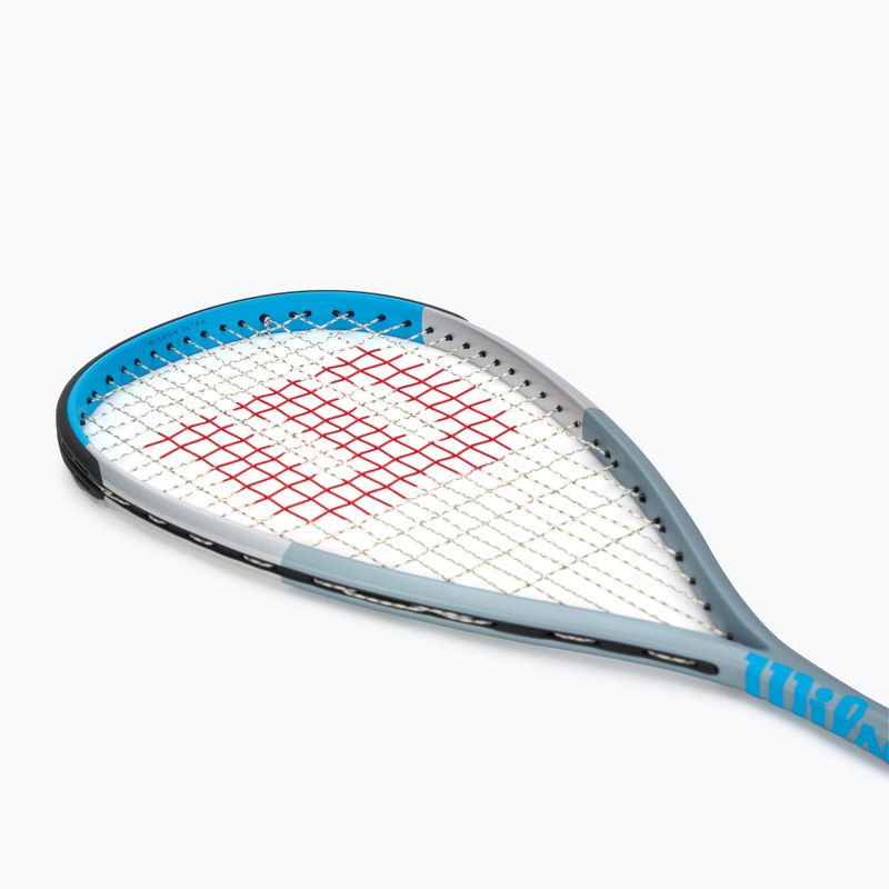 Wilson Ultra L blue/silver squash racket 5