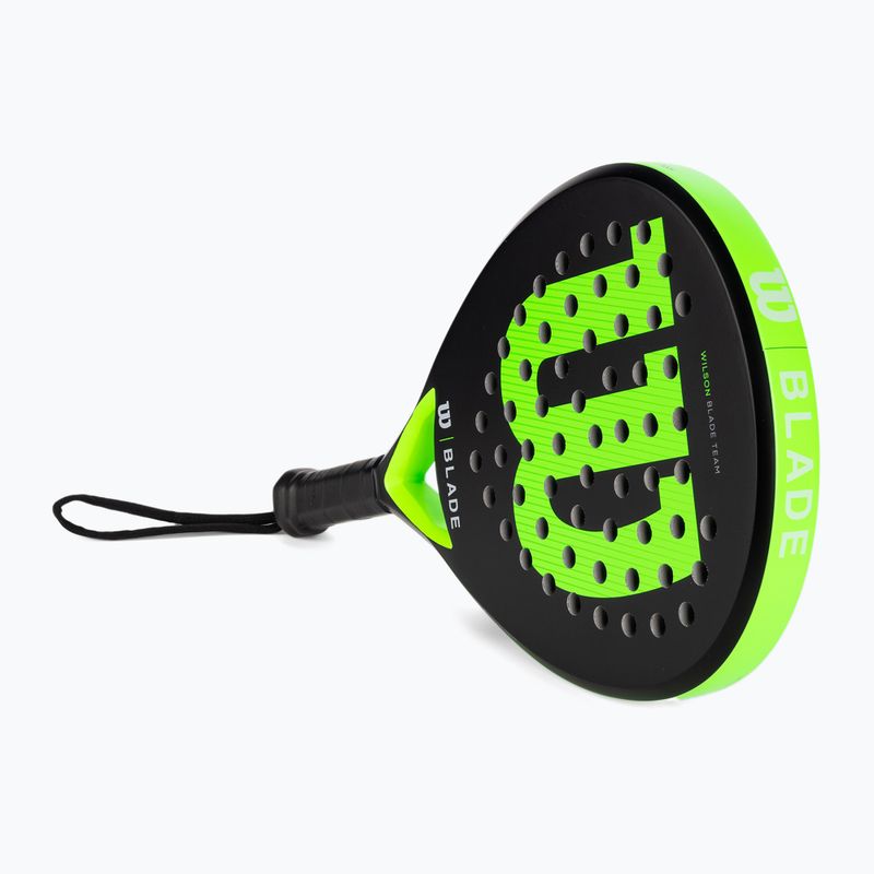 Wilson Blade Team V2 Padel racquet black-green WR067411U2 2