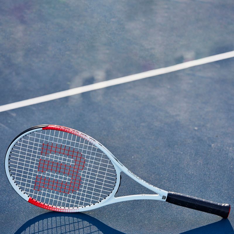 Wilson Pro Staff Precision Team 103 tennis racket red and white WR080510U 9