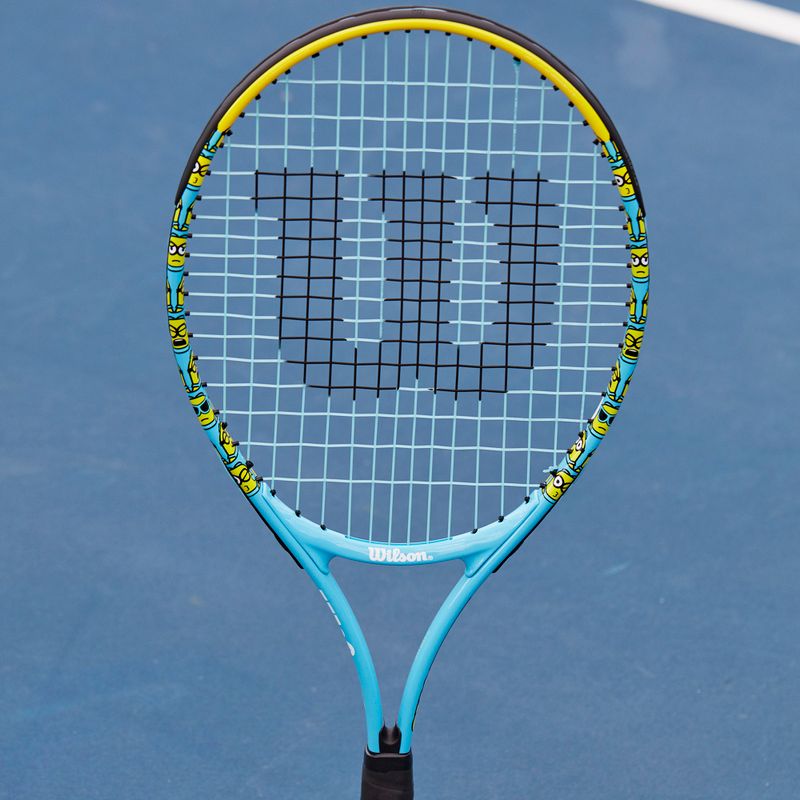 Children's tennis racket Wilson Minions 2.0 Jr 23 blue/yellow WR097210H 7