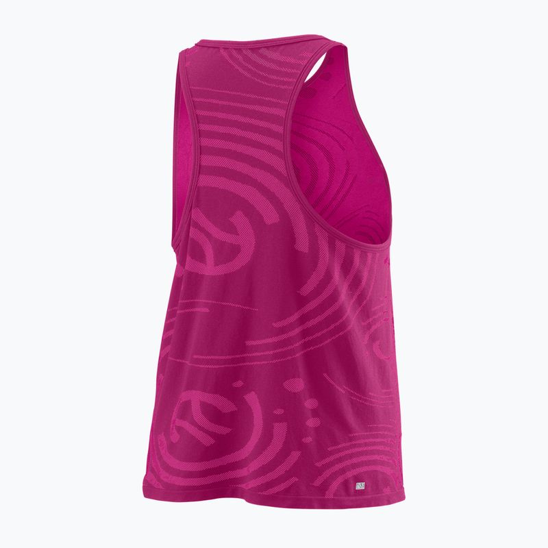 Women's tennis shirt Wilson PWR SMLS Tank pink WRA809702 2