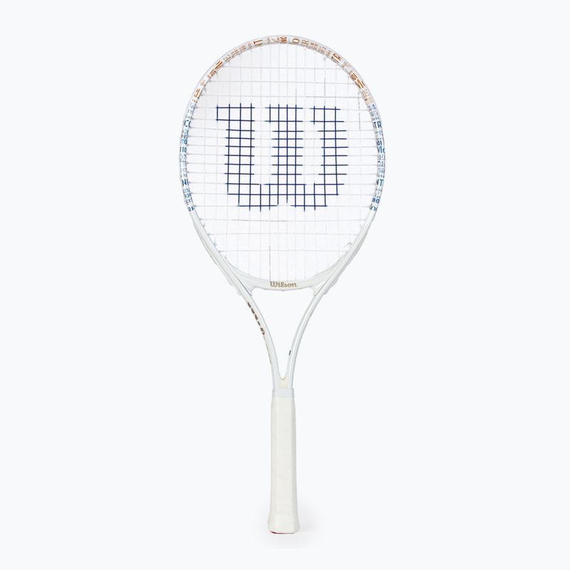 Wilson Roland Garros Elite 25 children's tennis set orange and white WR086810F 2