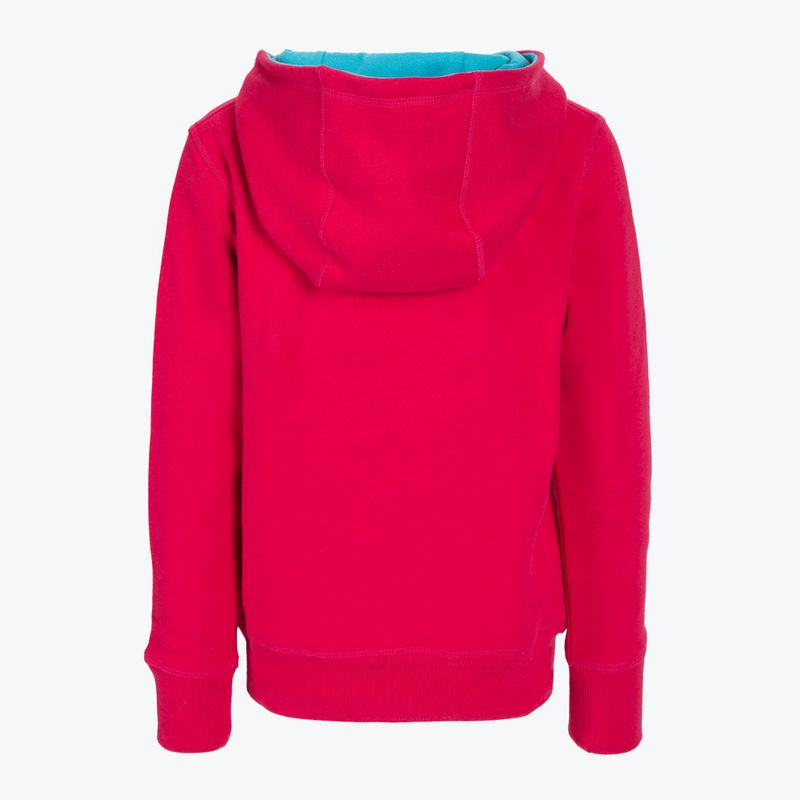 Children's Wilson Tennis Script Cotton PO Hoody pink WRA769221 2