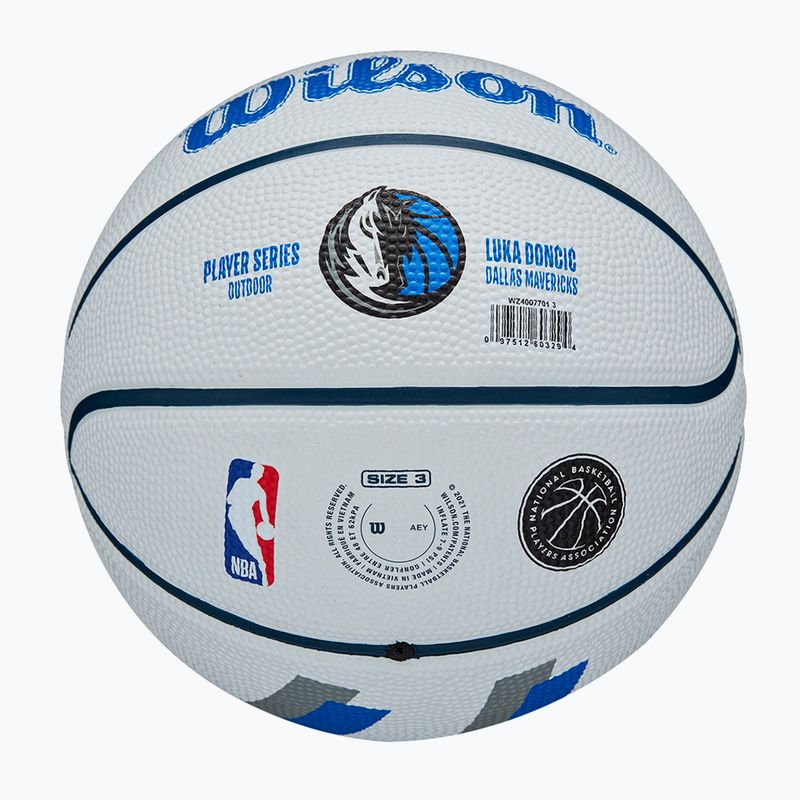 Wilson NBA Player Icon Mini Luka basketball WZ4007701XB3 size 3 6