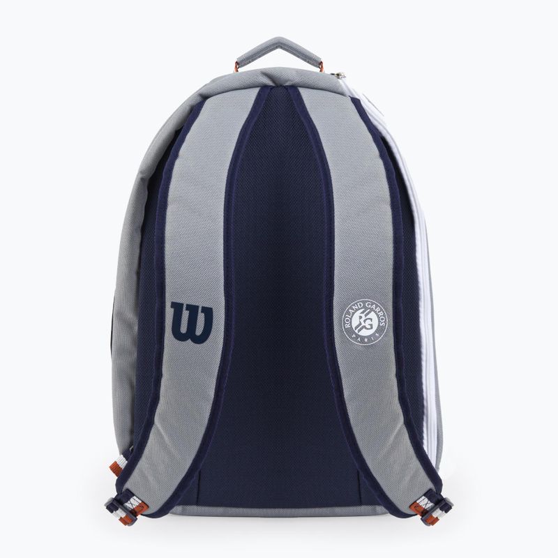 Wilson Junior Tennis Backpack Rolland Garros grey WR8019501001 3