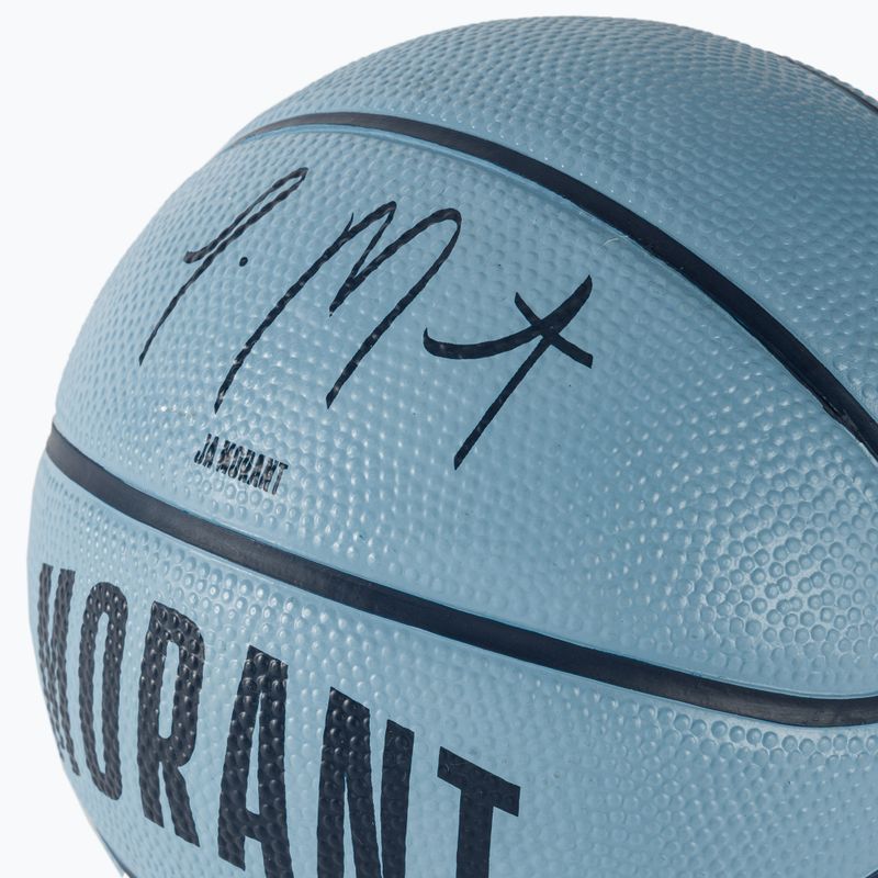 Wilson NBA Player Icon Mini Morant blue size 3 children's basketball 3
