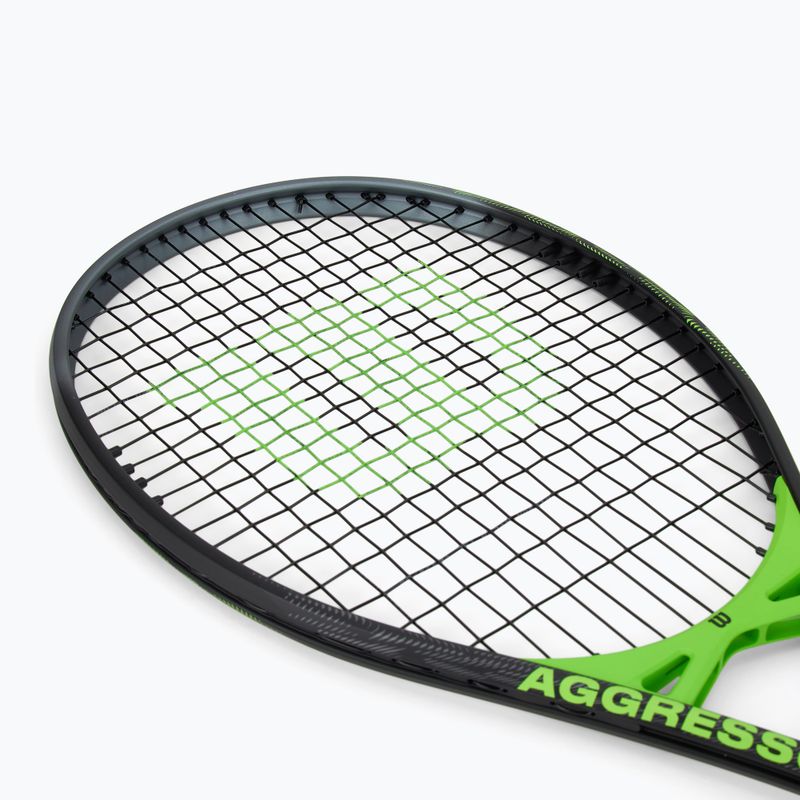Tennis racket Wilson Aggressor black/green 5
