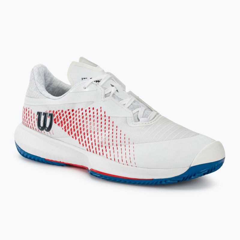 Men's tennis shoes Wilson Kaos Swift 1.5 Clay white/deja vu blue/wilson red