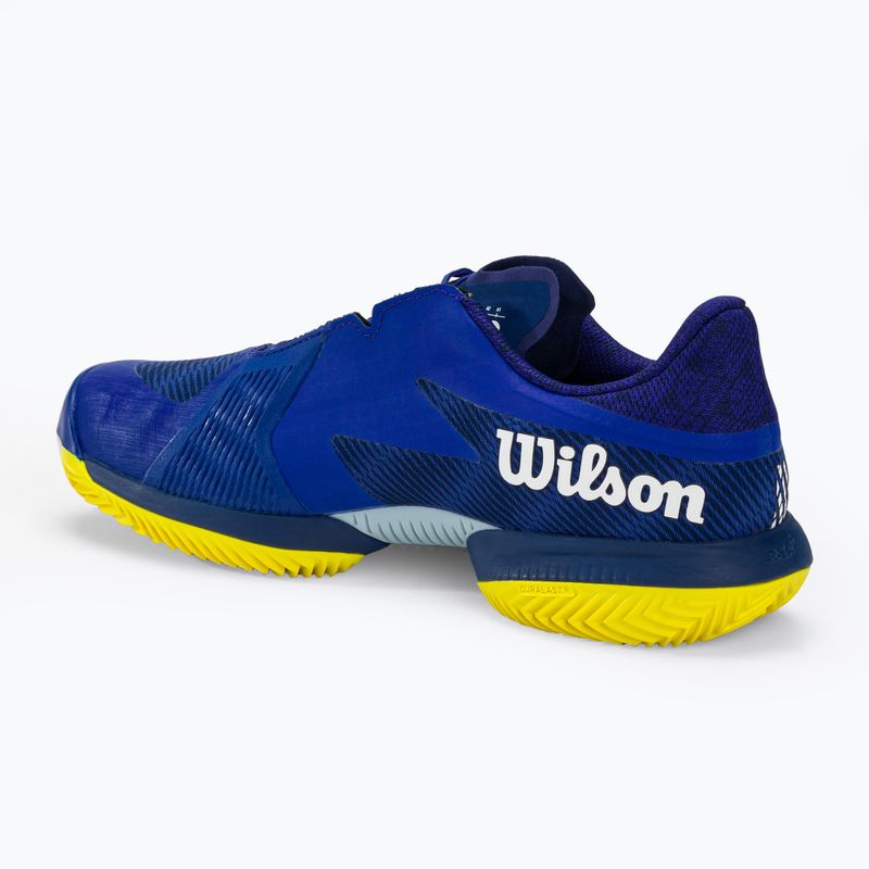 Men's tennis shoes Wilson Kaos Swift 1.5 Clay bluing/sulphur spring/blue print 3