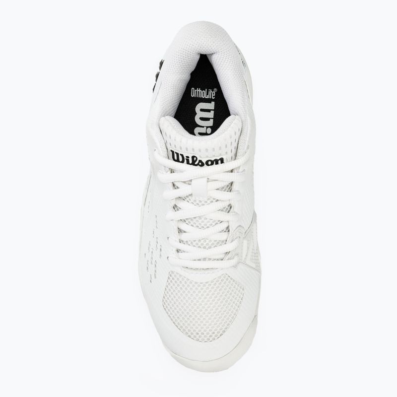 Women's tennis shoes Wilson Rush Pro Ace white/white/black 5