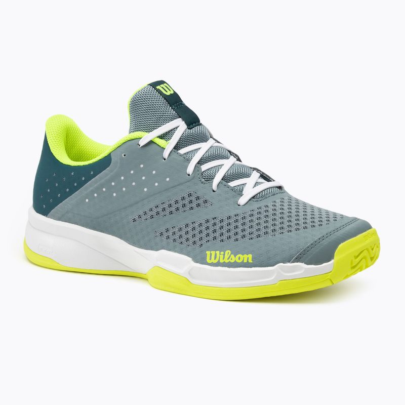 Wilson Kaos Stroke 2.0 men's tennis shoes stormy sea/deep teal/safety yellow