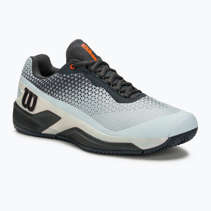 Men's tennis shoes Wilson Rush Pro 4.0 Shift Clay ballad blue/ebony/orange tiger