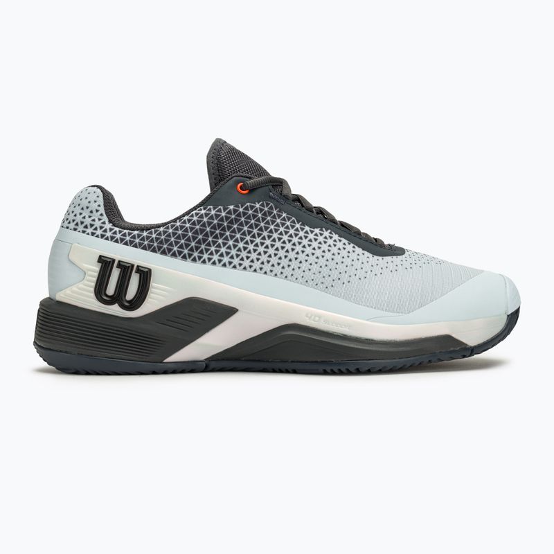 Men's tennis shoes Wilson Rush Pro 4.0 Shift Clay ballad blue/ebony/orange tiger 2