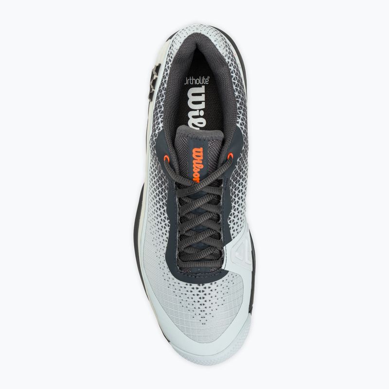 Men's tennis shoes Wilson Rush Pro 4.0 Shift Clay ballad blue/ebony/orange tiger 5