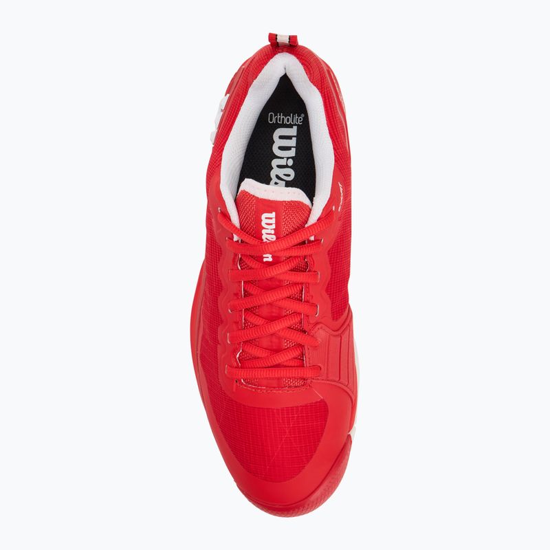 Men's tennis shoes Wilson Rush Pro 4.5 Clay infrared/white 5