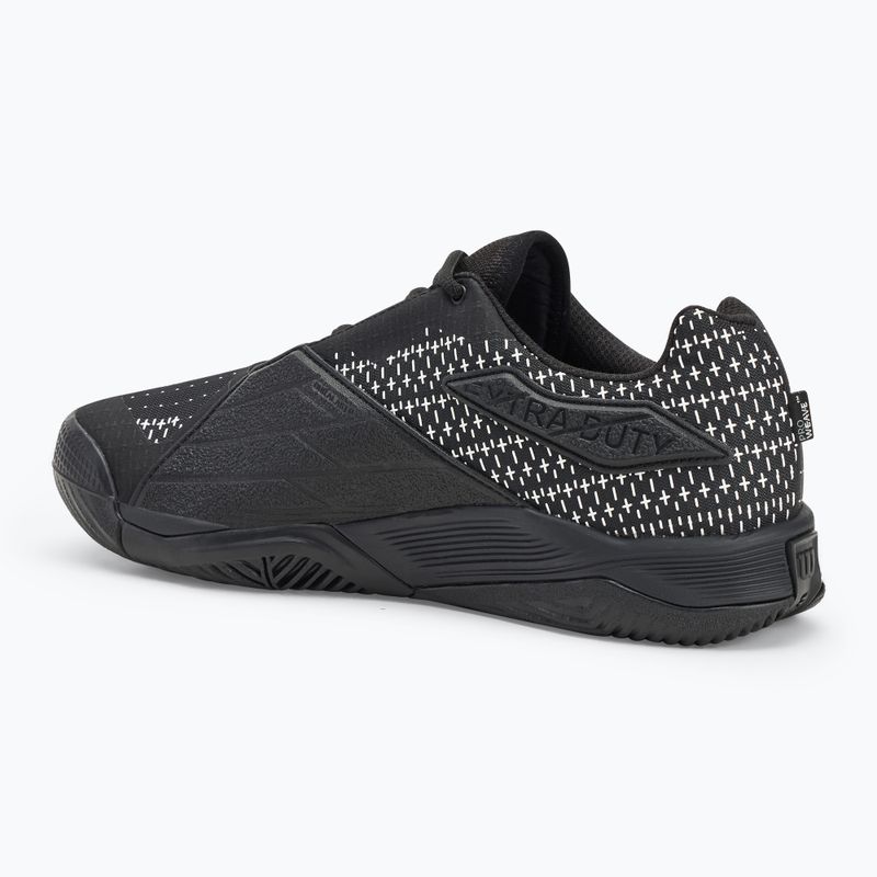 Men's tennis shoes Wilson Rush Pro Extra Duty black/ black/ white 3