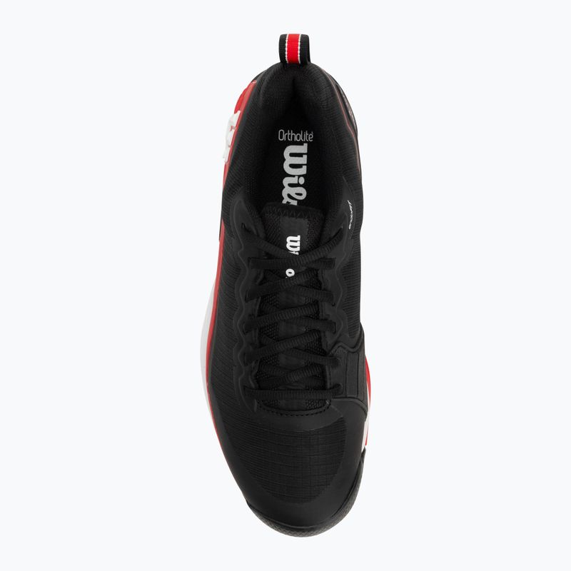 Men's tennis shoes Wilson Rush Pro 4.5 Clay black/ infrared/ white 4