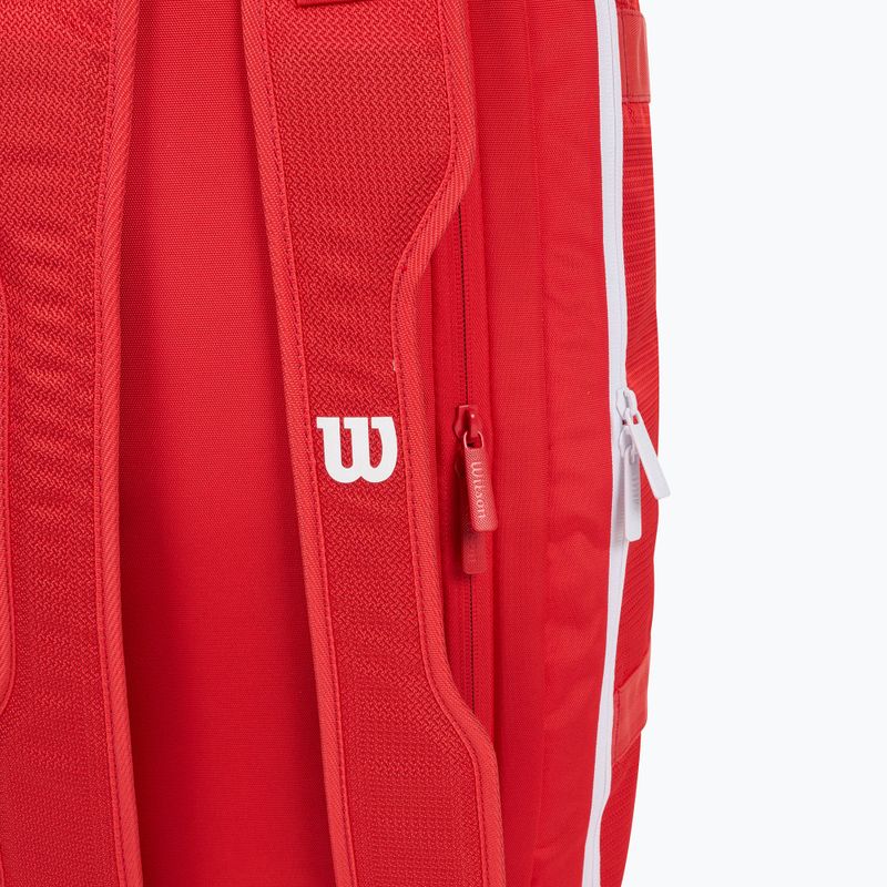 Tennis bag Wilson Super Tour Red Coaches Duffel red 5