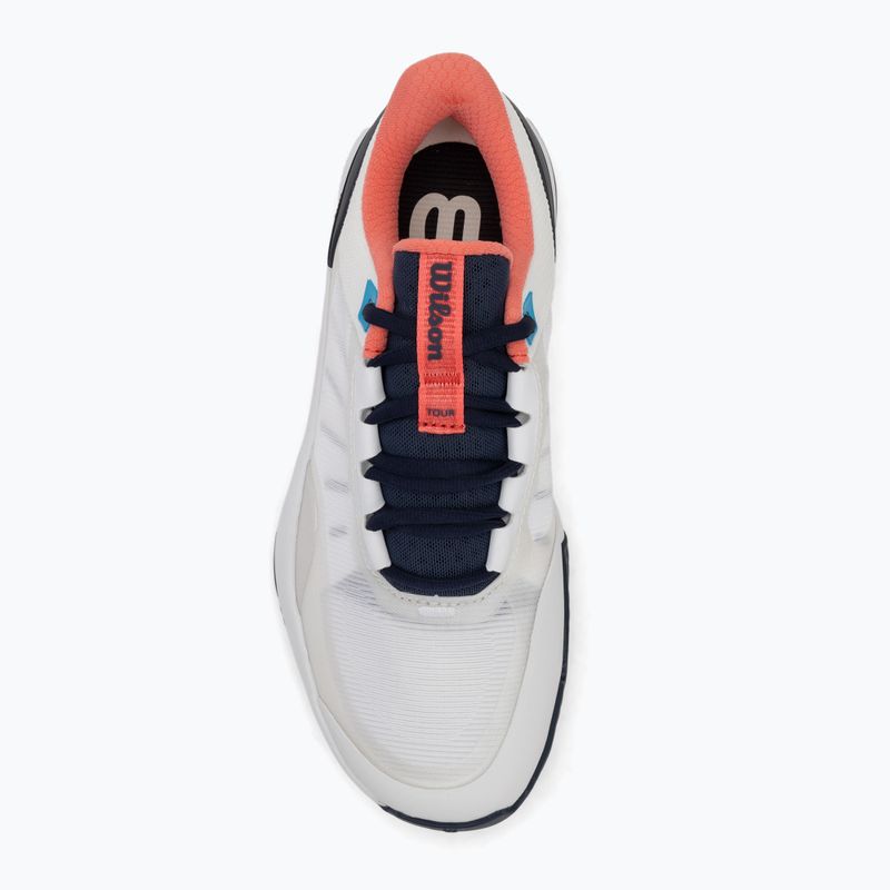Women's tennis shoes Wilson Intrigue Tour Clay W white/ navy blazer/ dubarry 5