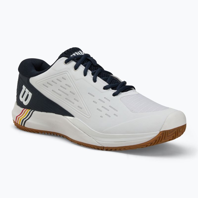 Men's tennis shoes Wilson Rush Pro Ace Clay RG white/ navy blazer/ rubber
