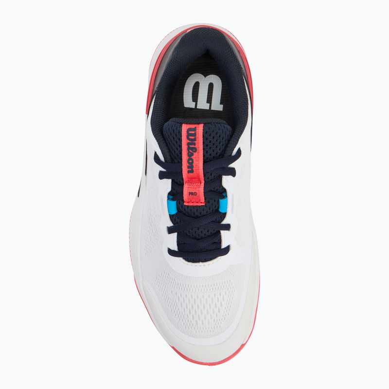 Women's tennis shoes Wilson Intrigue Pro W white/ navy blazer/ dubarry 5